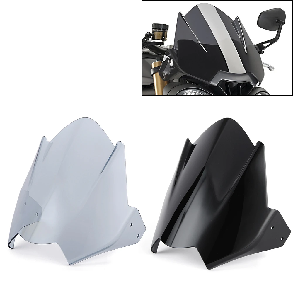 Per SPEED TRIPLE R/RS S Parabrezza Anteriore Parabrezza Deflettore del Vento per Triumph Street Triple 765 RS R 765RS 765R 2017 2018 2019