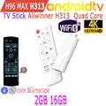 Mini TV Stick Android TV Allwinner H313 Quad Core 4K HDR Wifi6 Wifi 2.4G Gioco Lettore multimediale Smart TV Box H96 Max