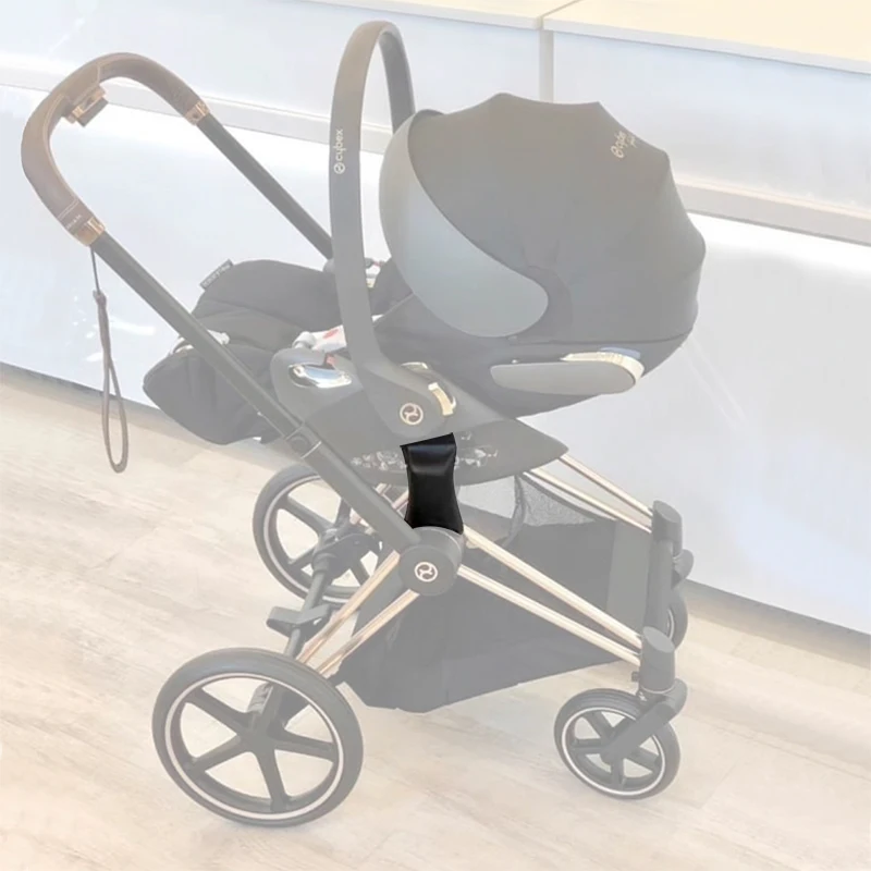 Adapter für Babywagen, passend für Cybex Priam 3/4/5 JSW und Aton Cloud Q/Z, sowie Konverter für Maxi-Cosi-Autositz und Verbindungselement für den Kinderwagenkorb.
