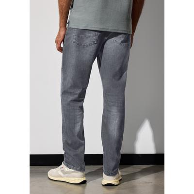 Regular-fit-Jeans STREET ONE MEN, Herren, Gr. 31, Länge 34, ice grau wash, Jeans, 97% Baumwolle, 3% Elasthan, unifarben, casual, lang, Jeans, aus Baumwolle mit Stretchanteil Image