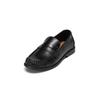 Loafer MARC O'POLO "aus verdeltem Rindleder", Damen, Gr. 39, schwarz, Obermaterial: 100% Leder, unifarben, Schuhe