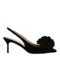 Aquazzura Hohe Schuhe - Slingbacks Heel Couturier Sling 65 - Gr. 37 (EU) - in Schwarz - für Damen