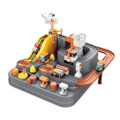 Hot Racing Rail Car Model Train Track Adventure Game Animals Space Rocket Toys Children Educational
