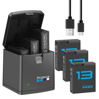 2280mAh Battery For GoPro Hero13 Black for Go pro Hero 13 Batteries Sport Cameras Battery Charger