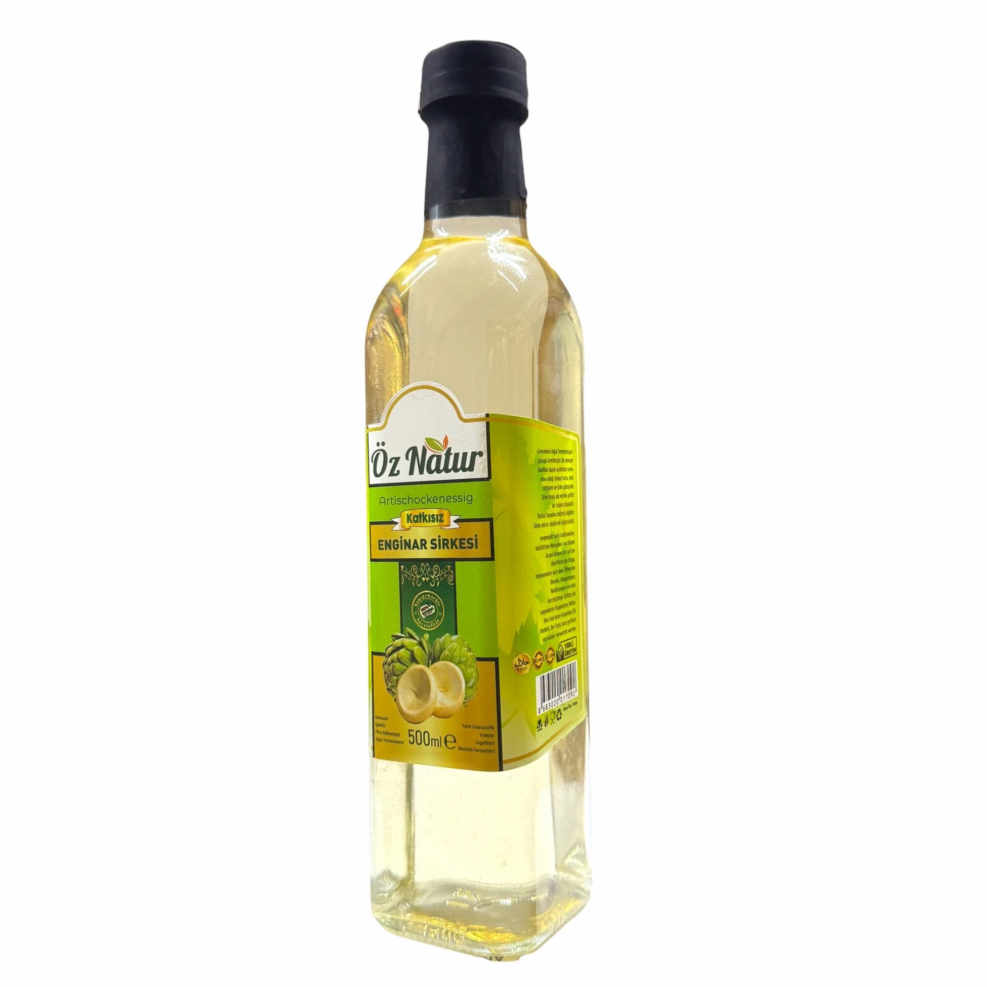 Öz Natur | Aceto di carciofo fatto a mano 0,5 l