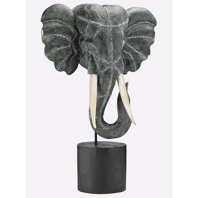 Dekofigur HEINE HOME, grün (dunkelgrün), B:45cm H:69cm T:19cm, Dekofiguren Image