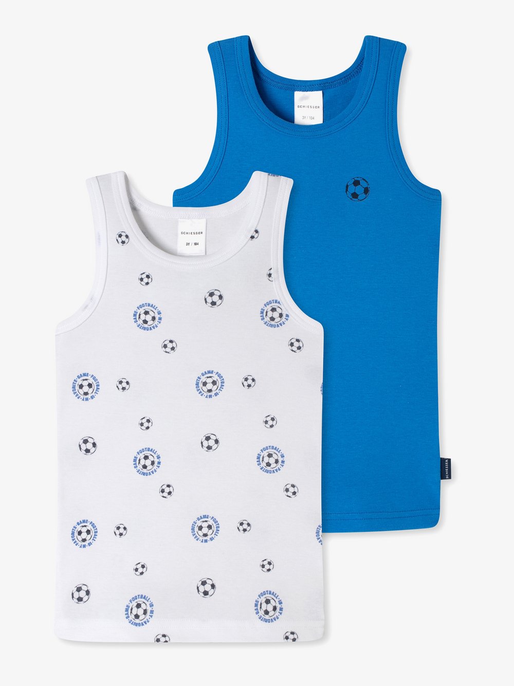 Schiesser Unterhemden Jungen weiß, 128 Image