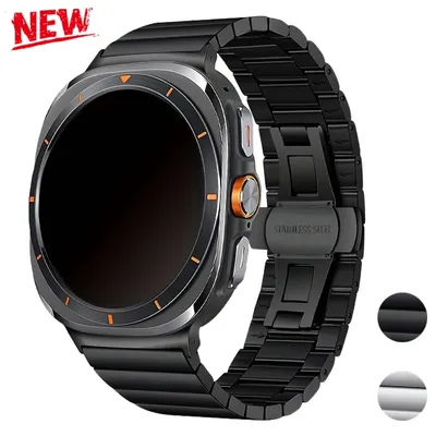 For Samsung Galaxy Watch Ultra 47mm Bracelet Stainless Steel Bands For Galaxy Watch Ultra Strap
