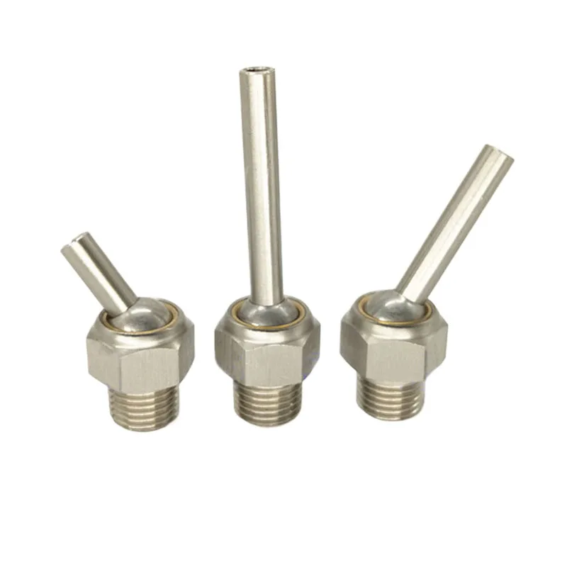 M5 m6 1/8 "1/4" 3/8 "Edelstahl CNC Drehmaschine Werkzeug turm Sprüh wasser kühlung einstellbare Hochdruck kühlmittel düse Image