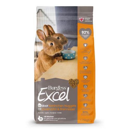 1,75kg Indoor Kaninchen Burgess Excel Nager- & Kleintierfutter - 2 x zooPunkte!