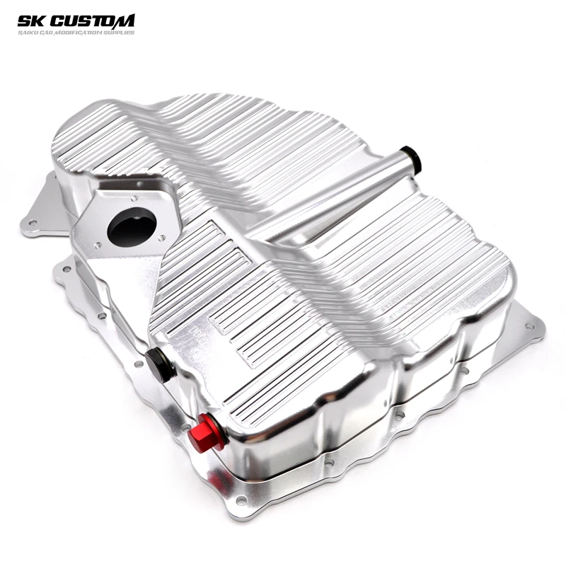SKCUSTOM Ölwanne aus geschmiedetem Aluminium für Volkswagen EA888 Motorölwanne Gen 2 Gen 3 Volkswagen Golf GTI R MK6 MK7 Audi A3 S3 TSI Image