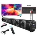 Barra audio super potente Altoparlante Bluetooth wireless portatile Surround Stereo Home TV Sound Box Subwoofer Radio FM caixa de som