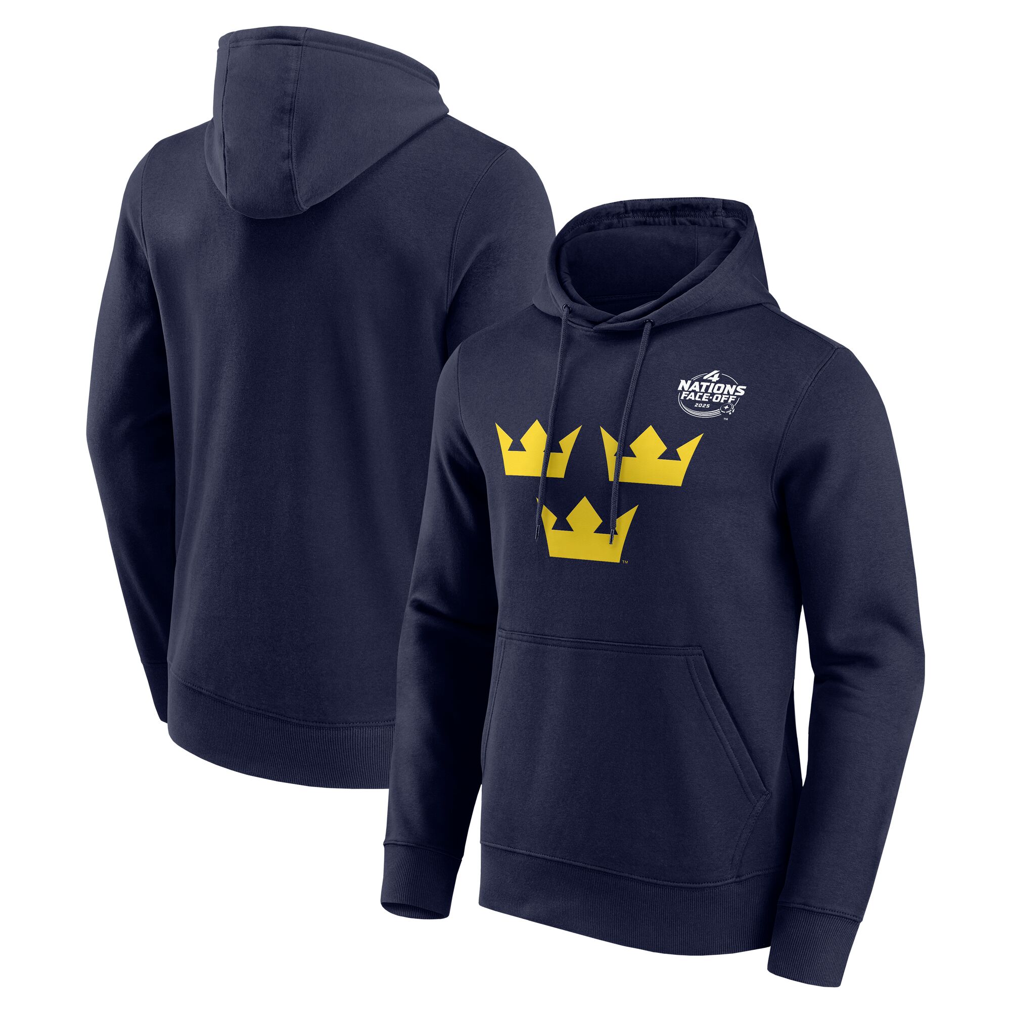NHL 4 Nations Sweden Primäres Logo Hoodie - Herren Image