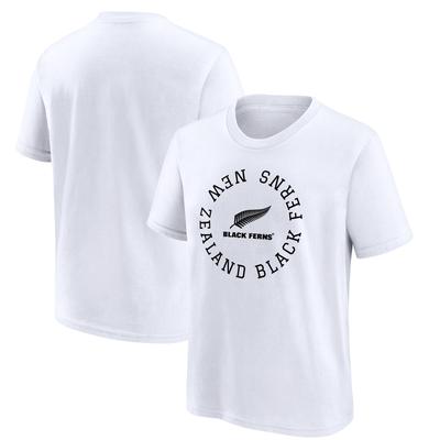 Black Ferns Loop Logo Grafik T-Shirt - Weiß - Kinder Image