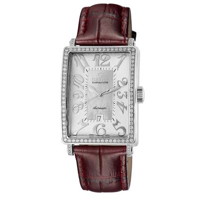 Gevril Damen 6209NL Glamour Automatikuhr mit weißen Diamanten Image