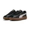 Sneaker PUMA "CLUB KLASSIKA", Gr. 40, schwarz-weiß (puma schwarz, puma weiß, puma gold), Leder, sportlich, Schuhe