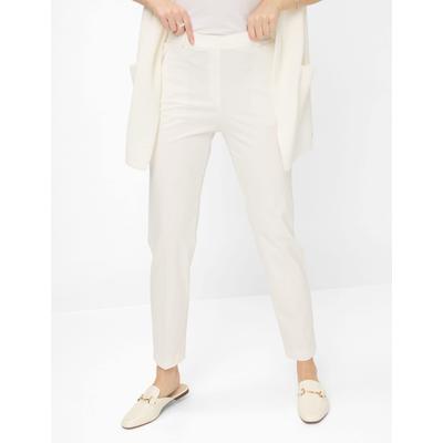 Chinohose RAPHAELA BY BRAX "Style CILLY", Damen, Gr. 50, Normalgrößen, weiß (sanftes weiß), 53% Baumwolle, 38% Polyamid, 9% Elasthan, Hosen Image