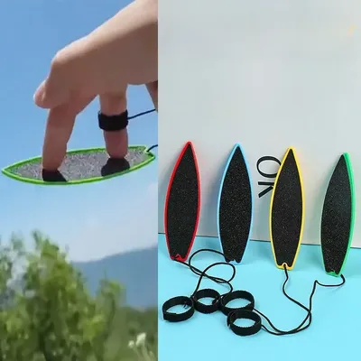 Fingers Surf Skateboard Creative Mini Air Pressure Press Cool Tech Fun Funky Young Boys And Girls
