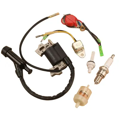Lawn Mower Parts Ignition Coil Spark Plug Magneto Switch Fuel Filter For Honda GX200 GX120 GX110