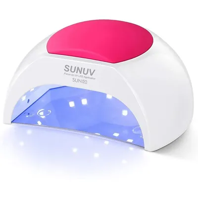 SUNUV SUN2C nagellamp UV-lamp SUN2 nageldroger voor UVLED gel nageldroger infraroodsensor met roze