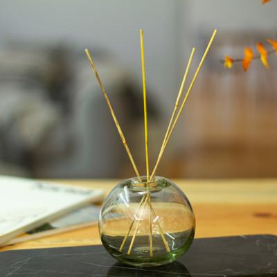'Avant-Garde Handblown Sphere Recycled Glass Incense Diffuser'