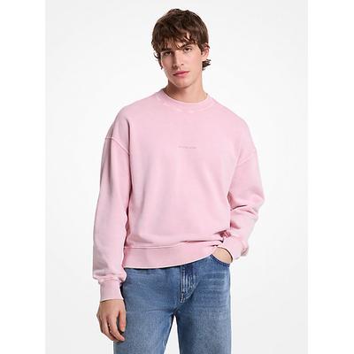 Michael Kors Cotton Crewneck Sweatshirt Pink L