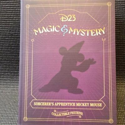 Disney Other | D23 Sorcerer Apprentice Mickey Mouse Figurine. | Color: Blue/Red | Size: 5" X 5.5"
