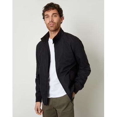 Threadbare Men's Black Zip Up Harrington Jacket