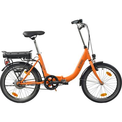 E-Bike LLOBE "Elektro Faltrad 20" Pure orange" Gr. 43, orange, E-Bikes, 43cm, 20 Zoll (50,80cm)