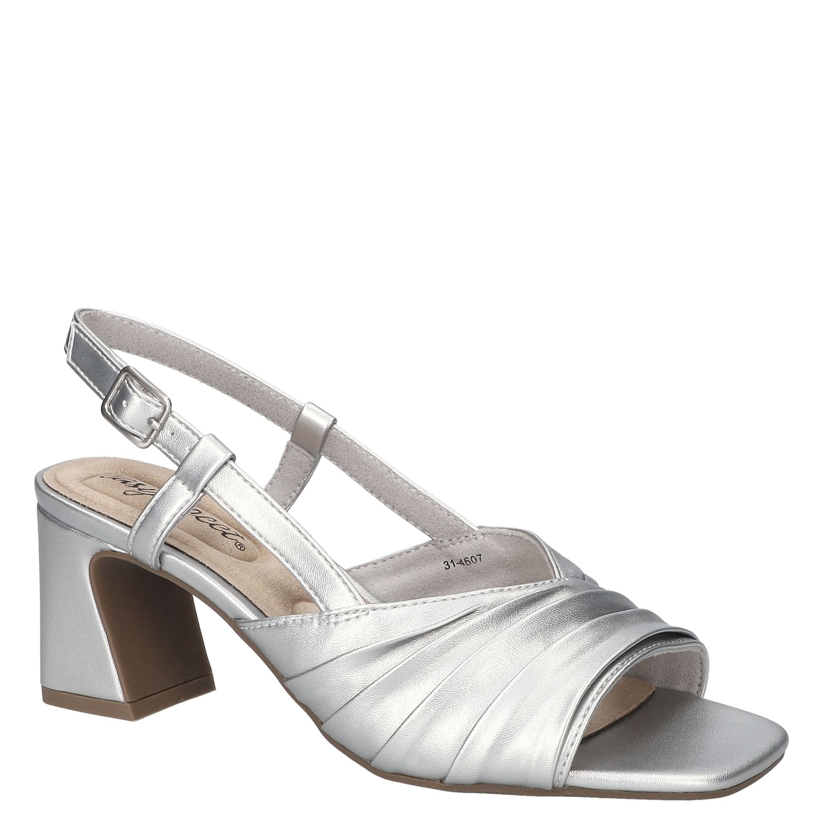 Easy Street Lucie - Womens 9.5 Silver Sandal W