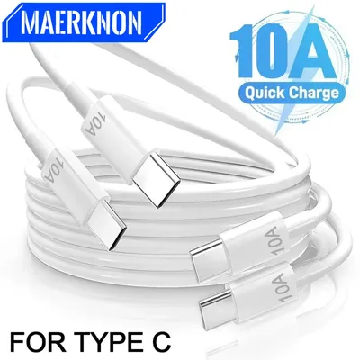 120 W USB C Schnellladekabel 10 A USB C auf USB Typ C Kabel für iPhone Xiaomi Samsung Schnelllade-USB-C-Kabel Datenkabel