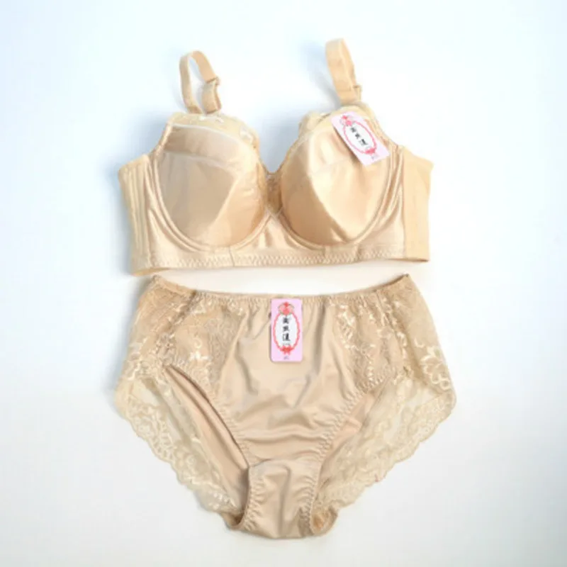 Frauen Push-Up Dessous Bh Und Höschen Bh Slip Weibliche Plus Größe Unterwäsche Set B C D E F G H 34 36 38 40 42 44 46 48