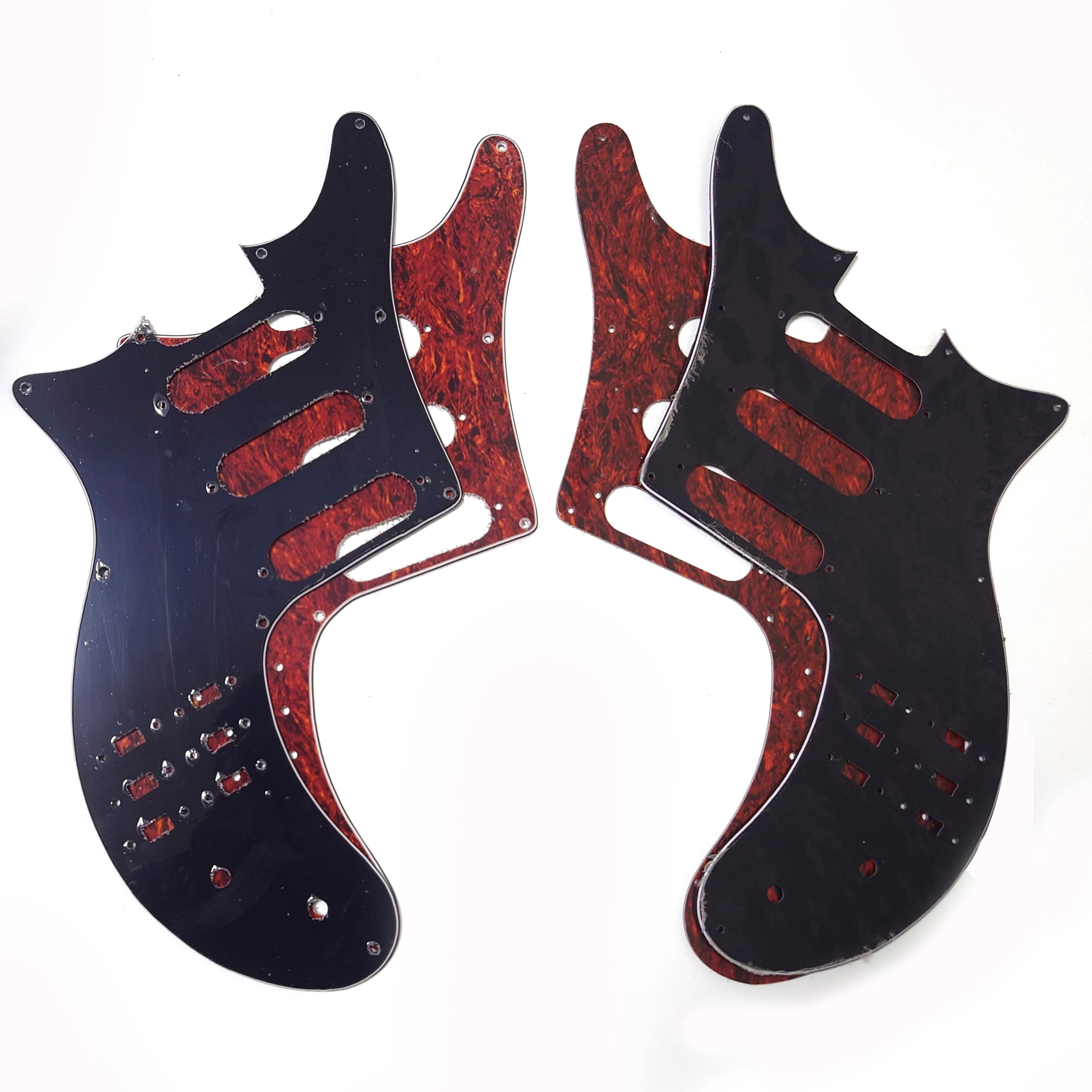 Gitarren-Schlagbrett für die linke und rechte Hand, SSS Burns Tri Sonic Single Guitar Scratch Plate für B-M-Gitarren-Ersatzteile