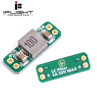 1PCS IFlight LC Filter Modul 3A 5-30V Integrierte Reverse Polarität Schutz für RC FPV freestyle Drone Kamera AV Sender Pa