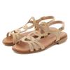 Sandale LASCANA "Sommerschuh", Damen, Gr. 42, beige, Obermaterial: 100% Rindsleder. Futter: 100% Textilmaterial. Decksohle: 100% Textilmaterial. Laufsohle: 100% Synthetik, unifarben, modisch, Schuhe, aus hochwertigem Leder, Sandalette, Sommerschuh