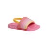 Sandale ROXY "Slippy Ribbed", Gr. 6(21,5), rot (sunset), Obermaterial: 72% Polyester, 18% PU / Futter: 100% Polyester / Außensohle: 100% EVA, Schuhe