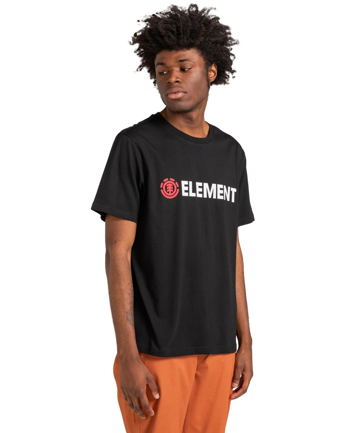 T-Shirt ELEMENT "Blazin", Herren, Gr. M, flint schwarz, Obermaterial: 100% Walkfrottier;, Shirts T-Shirt