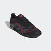 Fußballschuh ADIDAS PERFORMANCE "PREDATOR CLUB FG/MG", Gr. 45, core schwarz, grau four, lucid rot, Synthetik, sportlich, Schuhe, für Rasenplätze