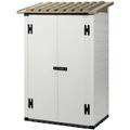 Casetta da giardino in pvc Garofalo tuscany 100.2p' l.139 x p.95 x h.201