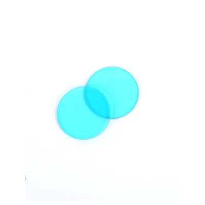 2Pcs Total Size Diameter 27.5mm And 1.5mm Thick Low Pass Filter IR Cut Blue Glass For BMPCC 4K