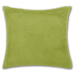 Bestlivings Kissenhülle "Kuschel" ca. 30x30cm grün - olivgrün ohne Füllung Image