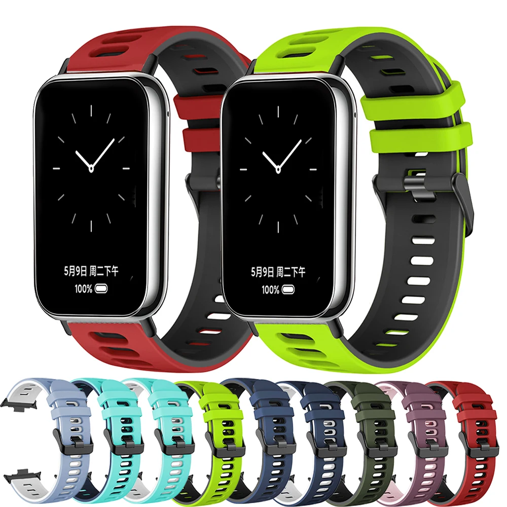 Silikon Strap Für Xiaomi Redmi Uhr 4, Smart Uhr Band Zubehör Ersatz Armband Für Mi Band 8 Pro Armband correa Gürtel Image