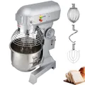 SucceBuy 10- 30L Macchina per impastare elettrica in acciaio inossidabile Crema commerciale Frusta per uova Robot da cucina Frullatore da cucina