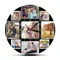 Orologio da parete personalizzato con le tue immagini orologio da parete con stampa Collage di foto unico orologio da parete con decorazioni per la casa regalo personalizzato per l
