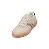 Sneaker MARC O'POLO "aus edlem Rindleder", Damen, Gr. 36, sanftes weiß, leopard, schwarz, Obermaterial: 100% Leder (Rind), unifarben, casual, Schuhe Retrosneaker