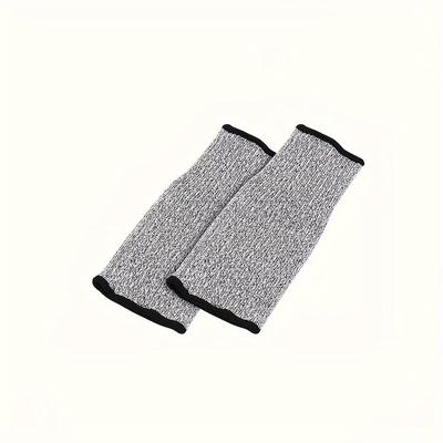 TEMU Arm Sleeves For Protection, Heat Resistant Pvc Arm Guards, Non-textile Weave, For Men And Women Protection For Abrasions Image