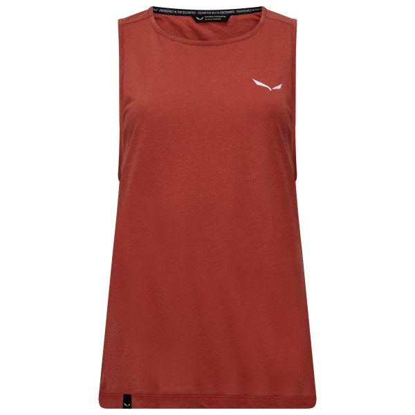 Salewa - Women's Agner Hemp/DST Tank - Tank Top Gr 34 rot