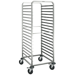 B.PRO RWR 161, Regalwagen aus rostfreiem Edelstahl mit stahlverzinkten Rollen, fahrbar Image