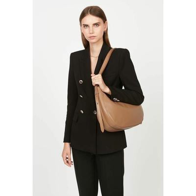 Hobo Zipped Bag, L Dune