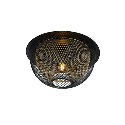 Black and Gold Double Layered Mesh Ceiling Light